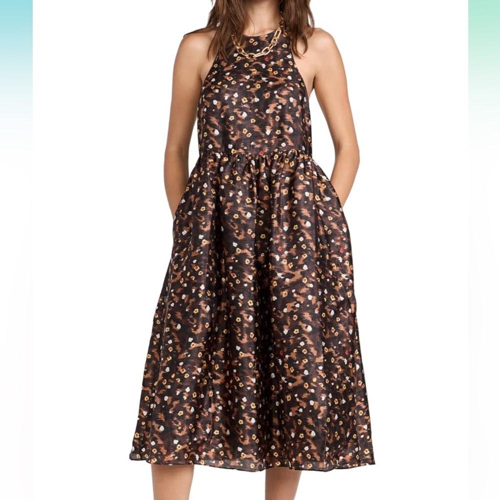 BAUM UND PFERDGARTEN Women's Adeva Dress, Cheetah Garden